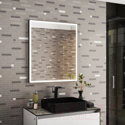 Зеркало Teymi Helmi Black Edition 70x80 / T20304IR