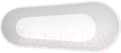 Ванна акриловая Teymi Solli 170x74x75 / T130110 (черный матовый)