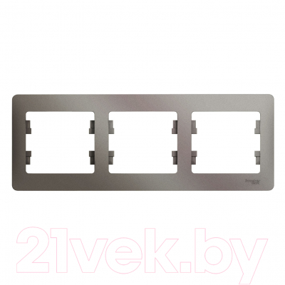 Рамка для выключателей и розеток Systeme (Schneider) Electric Glossa GSL001203 - фото