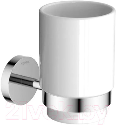 Стакан для зубной щетки и пасты Aquatek Бетта AQ4604CR - фото