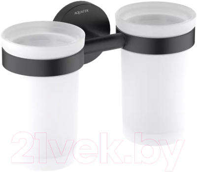 Набор стаканов для зубной щетки и пасты Aquatek Европа AQ4117MB - фото