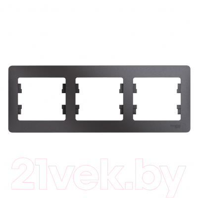 Рамка для выключателей и розеток Systeme (Schneider) Electric Glossa GSL001303 - фото