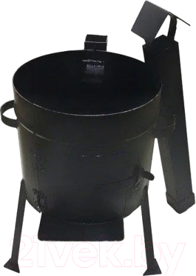 Печь-мангал Grand Metall Invest 10 с дымоходом (2.2мм) - фото