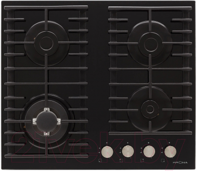 Газовая варочная панель Krona Hagel 60 BL W / КА-00006463 - фото