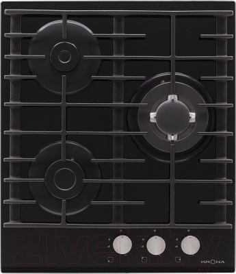 Газовая варочная панель Krona Hagel 45 BL W / КА-00005748 - фото