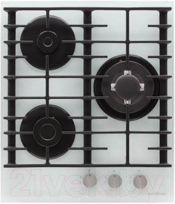 Газовая варочная панель Krona Hagel 45 WH W / КА-00005749 - фото