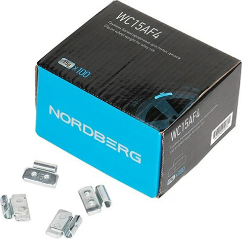 Набор балансировочных грузов для колес Nordberg Fe WC15AF4 - фото