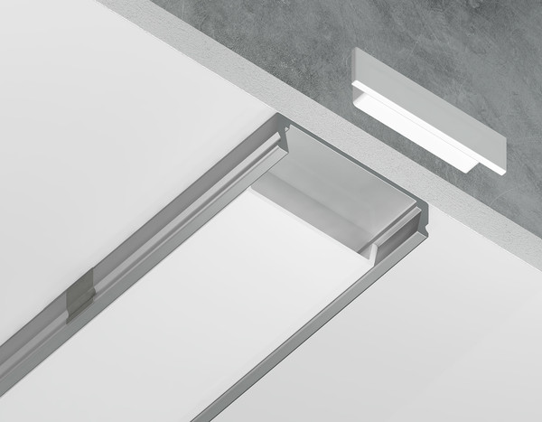 Профиль для светодиодной ленты Ambrella GP1800AL накладной