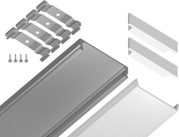 Профиль для светодиодной ленты Ambrella GP1800AL накладной