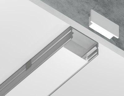 Профиль для светодиодной ленты Ambrella GP2001AL накладной