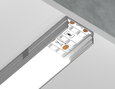 Профиль для светодиодной ленты Ambrella GP2001AL накладной