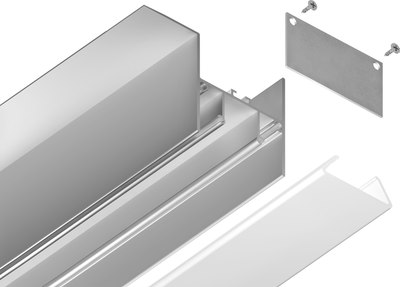 Профиль для светодиодной ленты Ambrella GP4050AL Алюминиевый