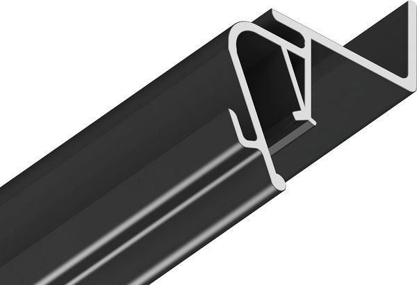 Профиль для светодиодной ленты Ambrella GP4100BK Алюминиевый - фото