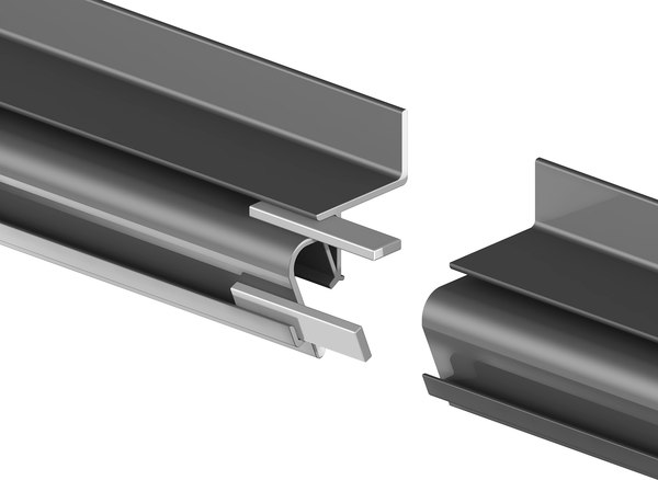 Профиль для светодиодной ленты Ambrella GP4100BK Алюминиевый