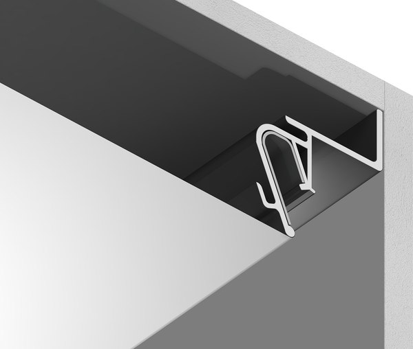 Профиль для светодиодной ленты Ambrella GP4100BK Алюминиевый