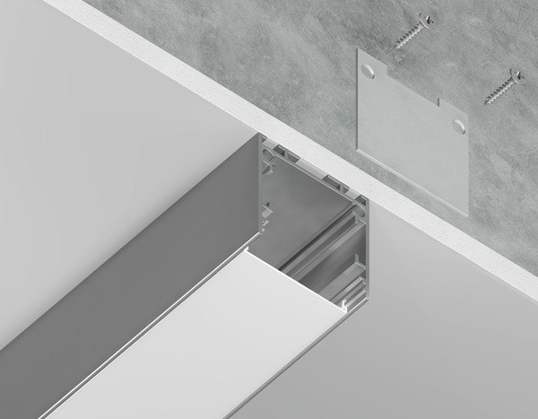 Профиль для светодиодной ленты Ambrella Profile System GP2500AL Алюминиевый