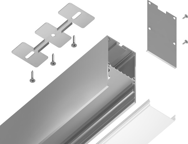 Профиль для светодиодной ленты Ambrella Profile System GP3000AL Алюминиевый