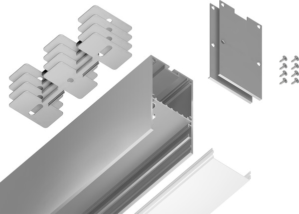 Профиль для светодиодной ленты Ambrella Profile System GP3000AL Алюминиевый