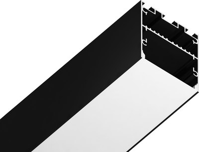 Профиль для светодиодной ленты Ambrella Profile System GP3050BK Алюминиевый - фото