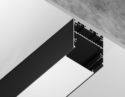Профиль для светодиодной ленты Ambrella Profile System GP3050BK Алюминиевый