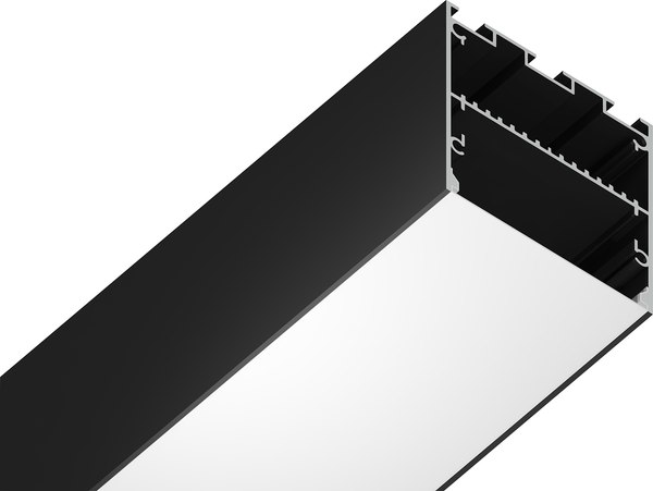 Профиль для светодиодной ленты Ambrella Profile System GP3100BK Алюминиевый - фото