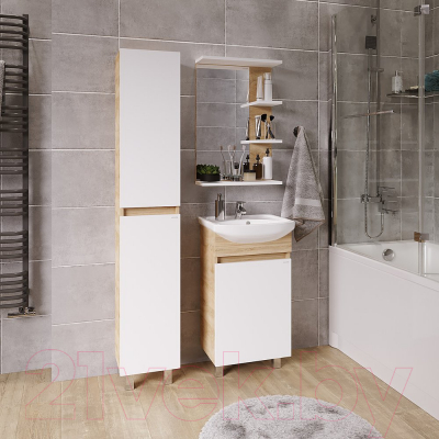 Шкаф-пенал для ванной Grossman Поло 30 / 303003-1