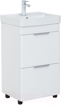 Тумба с умывальником Aquanet Ирис New 50 / 312420 - фото