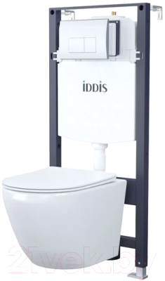 Унитаз подвесной с инсталляцией IDDIS BASB010i73 - фото