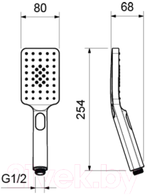 Лейка ручного душа Aquatek Лира AQ2005MB