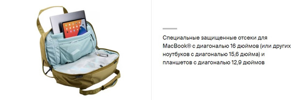 Спортивная сумка Thule Aion 35L TAWD135NUTRIA / 3204726