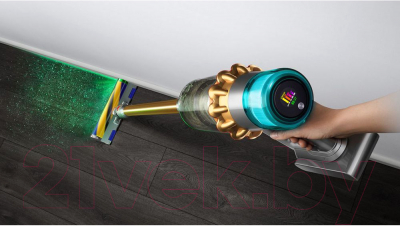 Вертикальный пылесос Dyson V15 Detect Absolute Gold