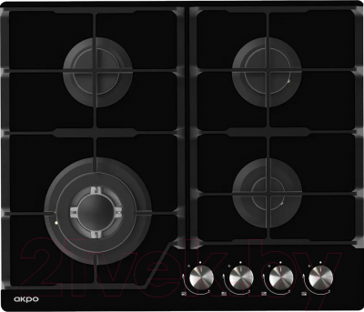 Газовая варочная панель Akpo PGA 604 HGC-T BL - фото