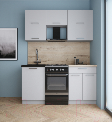 Кухонный гарнитур Интерлиния Мила Gloss 50-16