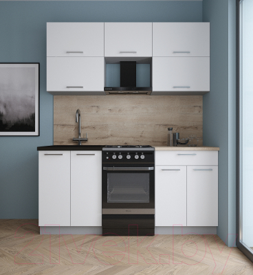 Кухонный гарнитур Интерлиния Мила Gloss 50-17