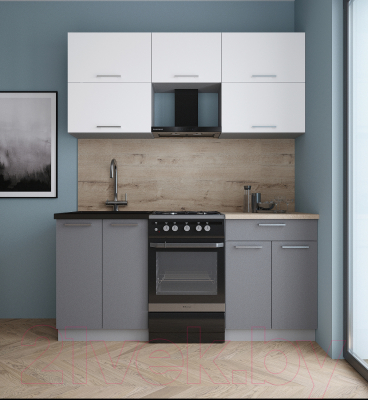 Кухонный гарнитур Интерлиния Мила Gloss 50-17