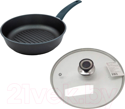 Сковорода-гриль Виктория Престиж АЛА 240 P0124 - фото