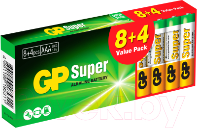 Комплект батареек GP Batteries 24A8/4ЕТ-2ЕРВ12 - фото