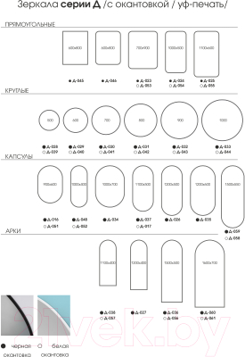 Зеркало Алмаз-Люкс Д-063