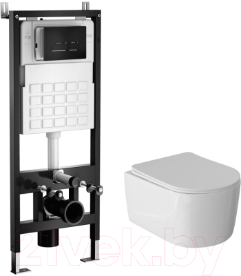 Унитаз подвесной с инсталляцией Wave Solo / 553963 - фото