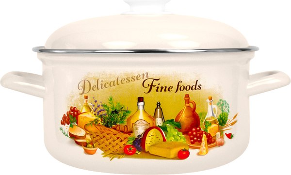 Кастрюля Лысьвенские эмали Италия С-1512 АП2/4Жм - фото