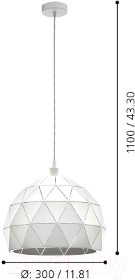 Потолочный светильник Eglo Roccaforte 97855