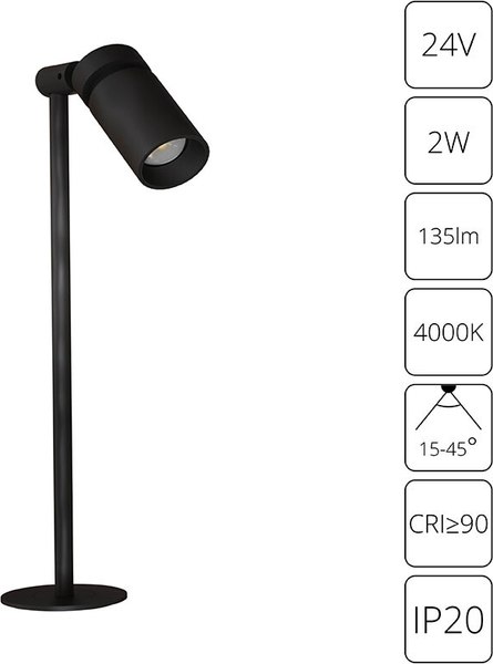 Декоративное освещение Arte Lamp Presto A6194LT-1BK