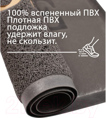 Коврик грязезащитный ComeForte Welcome 60x90