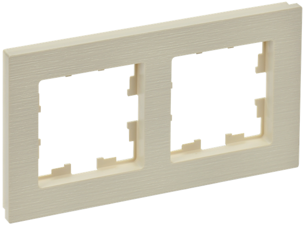 Рамка для выключателей и розеток IEK Brite BR-M22-51-K10 - фото
