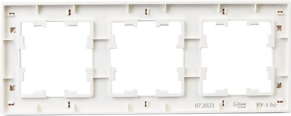 Рамка для выключателей и розеток IEK Brite BR-M32-51-K01