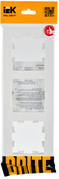 Рамка для выключателей и розеток IEK Brite BR-M32-51-K01