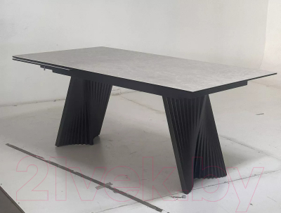 Обеденный стол M-City Yoakim 180 / 626M05473 (TL-102 бежевый мрамор/испанская керамика/темно-серый)