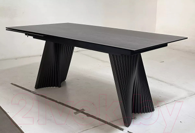 Обеденный стол M-City Yoakim 180 / 626M05472 (1704 темно-серый мрамор/керамика/темно-серый)