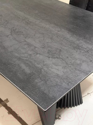 Обеденный стол M-City Yoakim 180 / 626M05472 (1704 темно-серый мрамор/керамика/темно-серый)