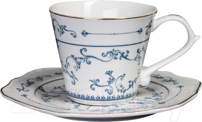 Чашка с блюдцем Sam&Squito Vintage JX40-C005-02-APR01-AM01 JX40-C005-D02-APR01-AM01 /фк6700 - фото